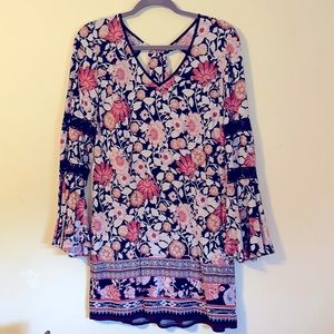 NWOT xhilaration floral dress, XS